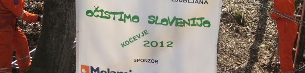 Čistilna akcija "očistimo slovenijo"